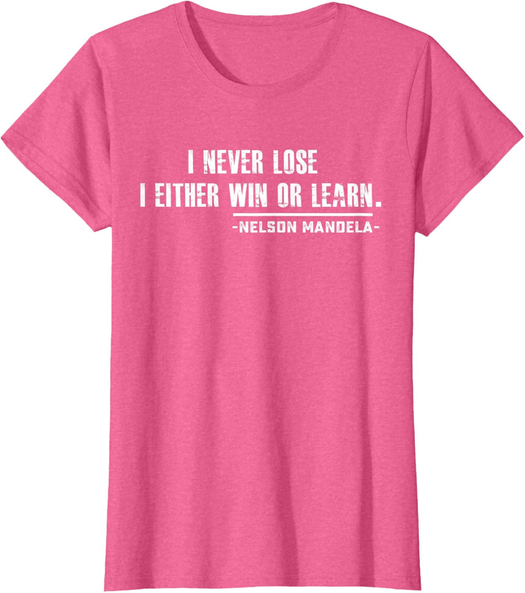 Nelson Mandela's Motivational T-Shirt Small
