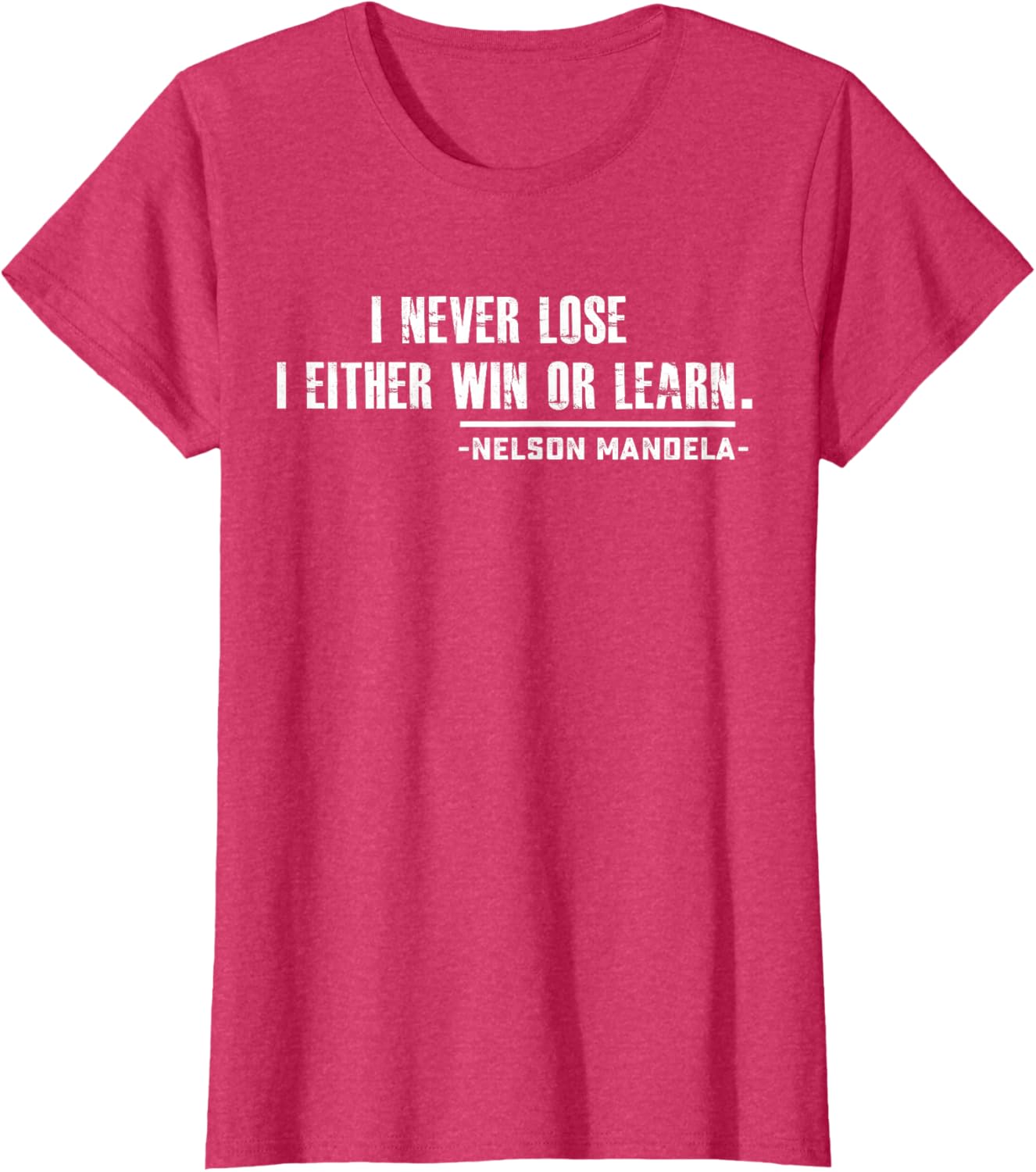 Nelson Mandela's Motivational T-Shirt Small