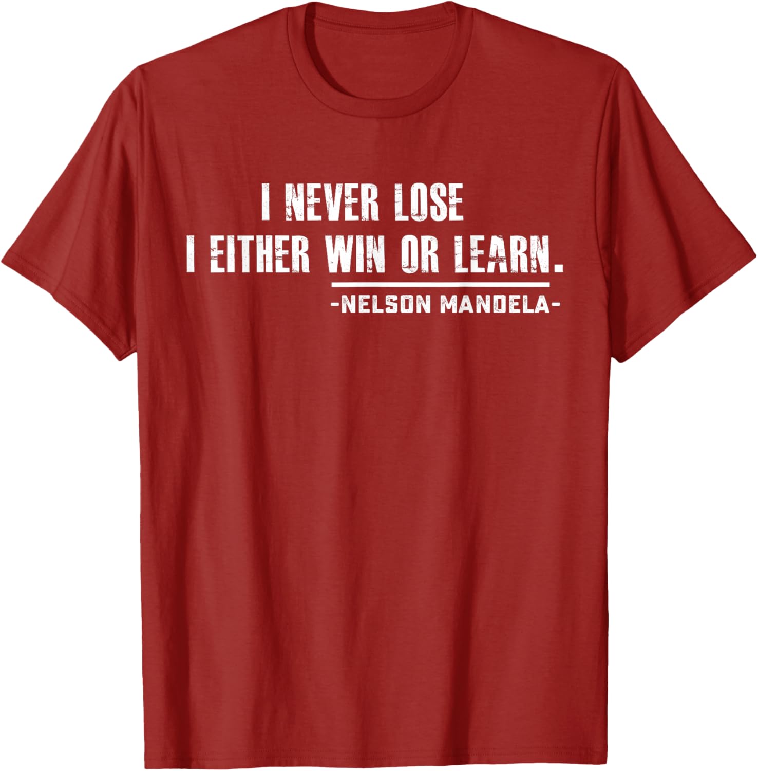 Nelson Mandela's Motivational T-Shirt Small
