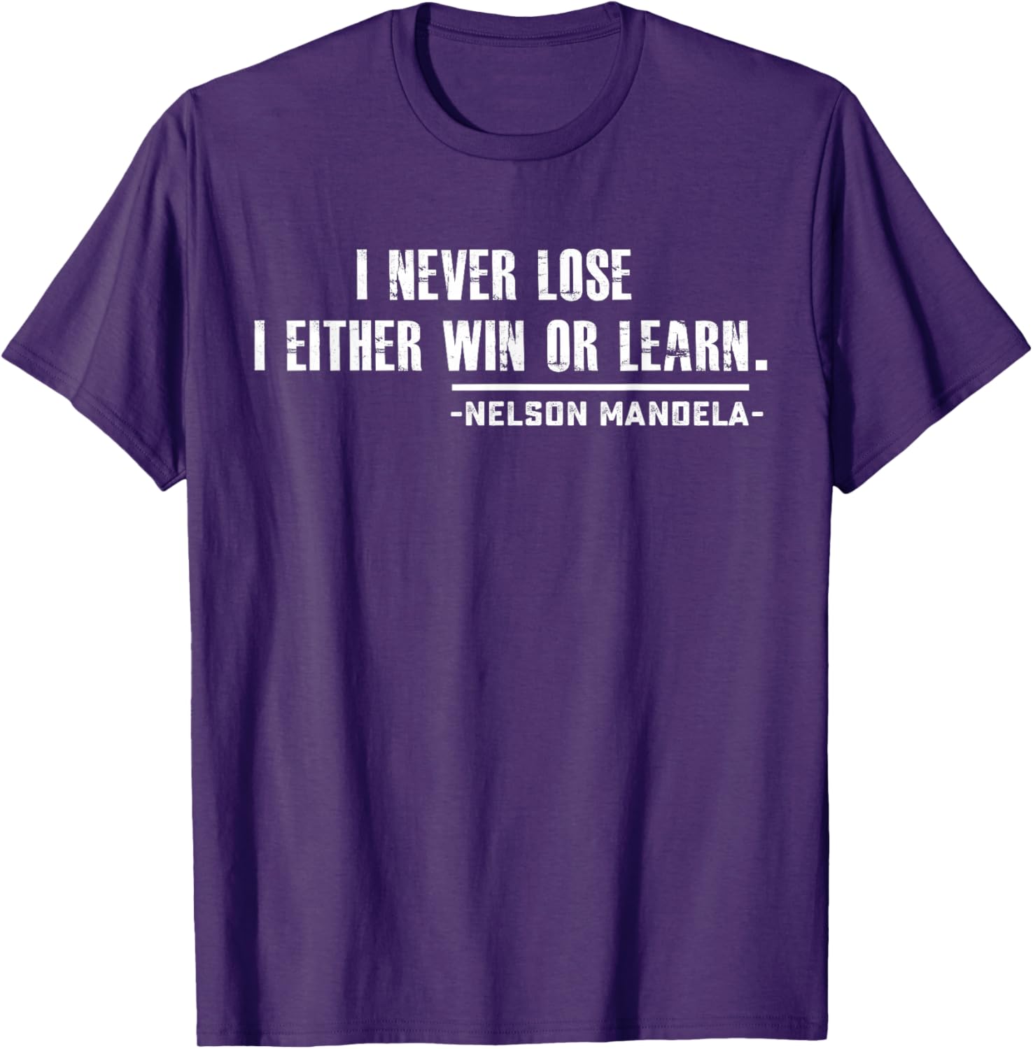 Nelson Mandela's Motivational T-Shirt Small