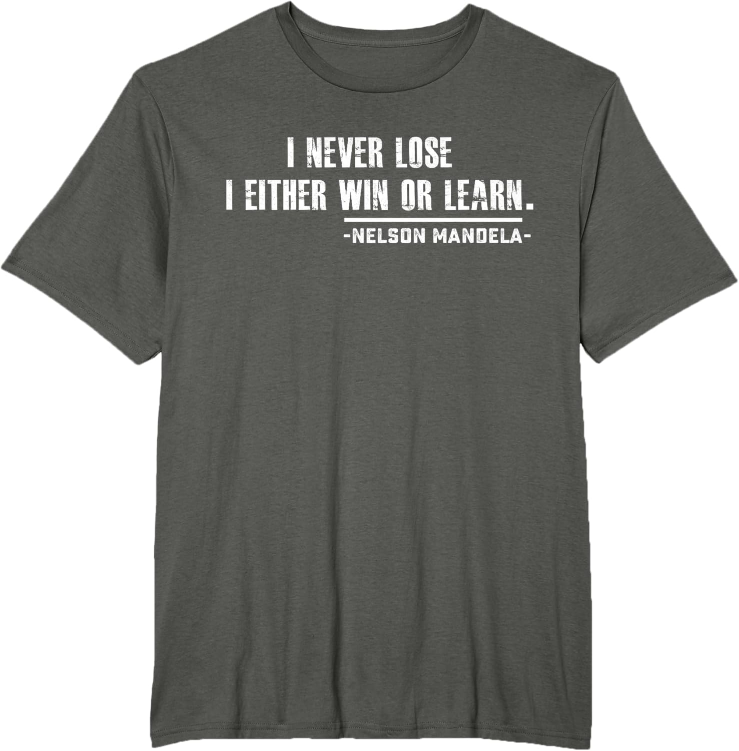 Nelson Mandela's Motivational T-Shirt Small