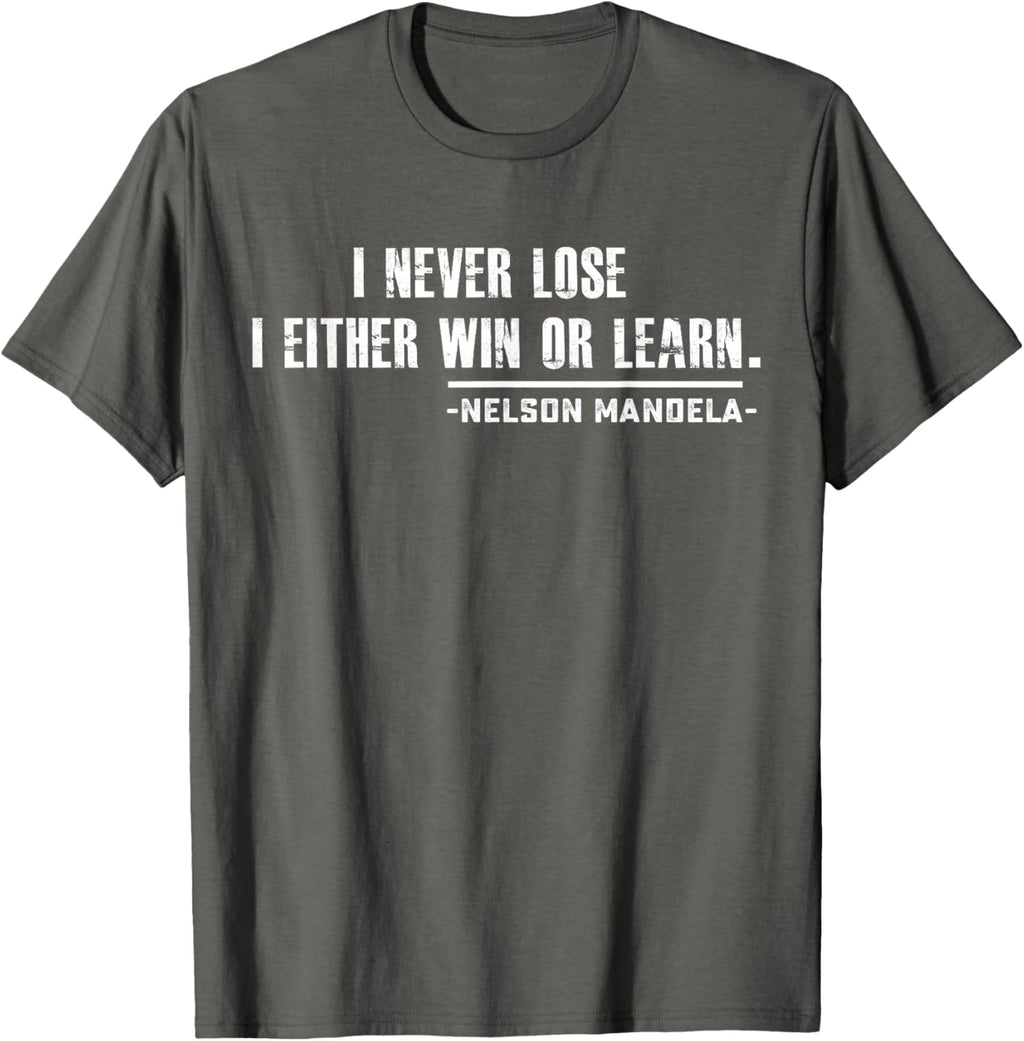 Nelson Mandela's Motivational T-Shirt Small