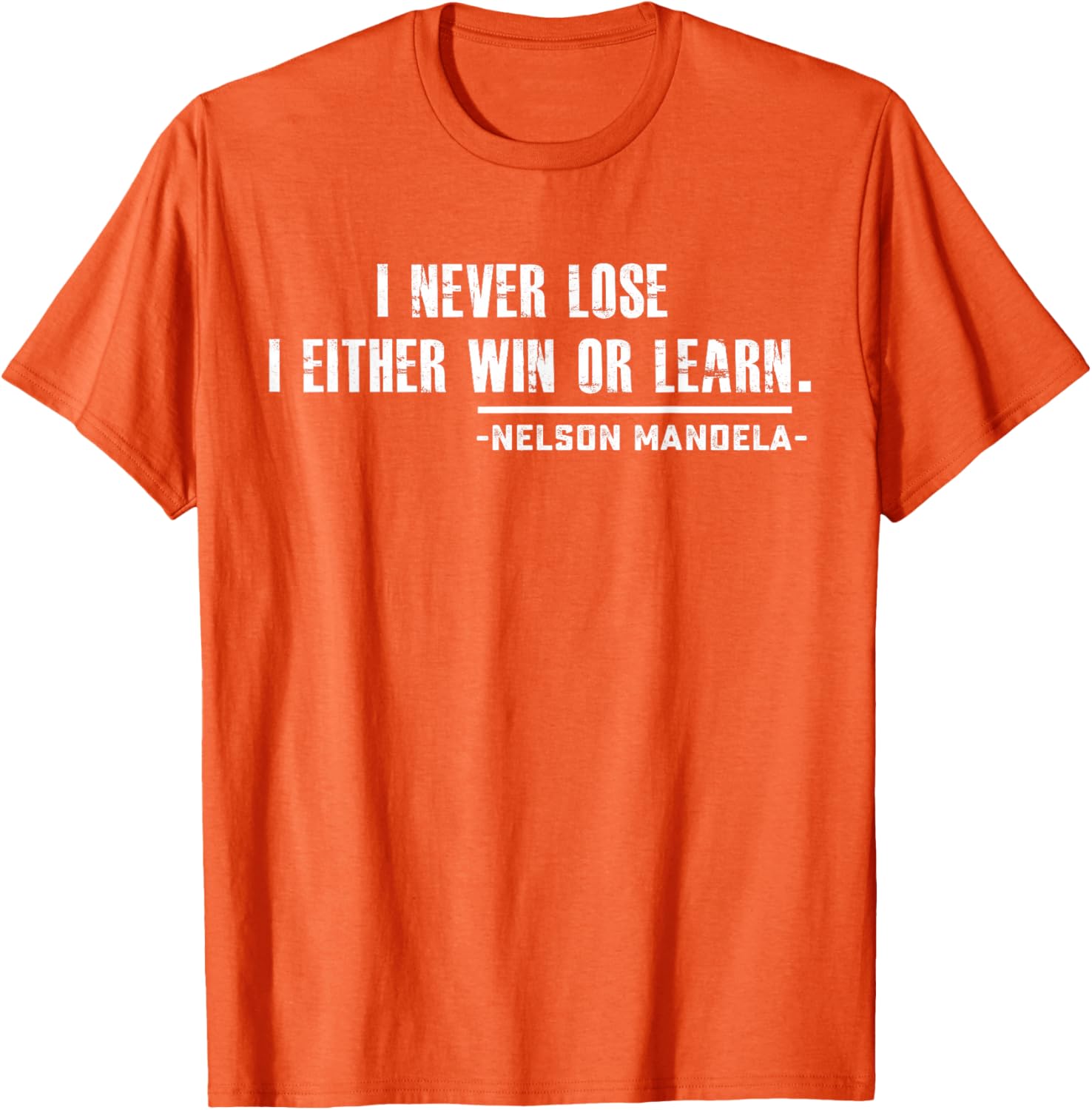 Nelson Mandela's Motivational T-Shirt Small