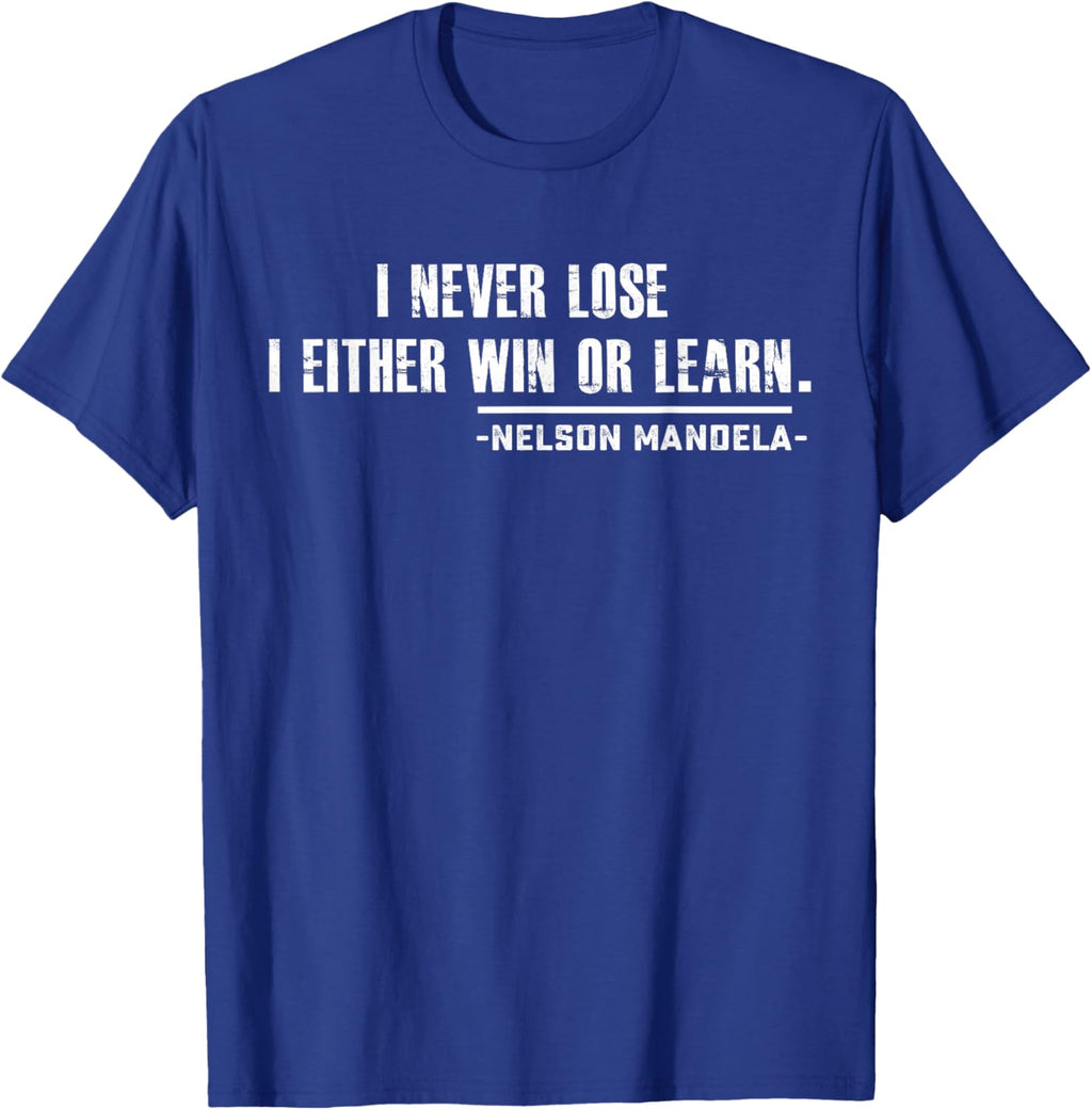 Nelson Mandela's Motivational T-Shirt Small
