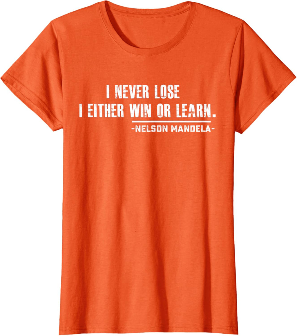 Nelson Mandela's Motivational T-Shirt Small