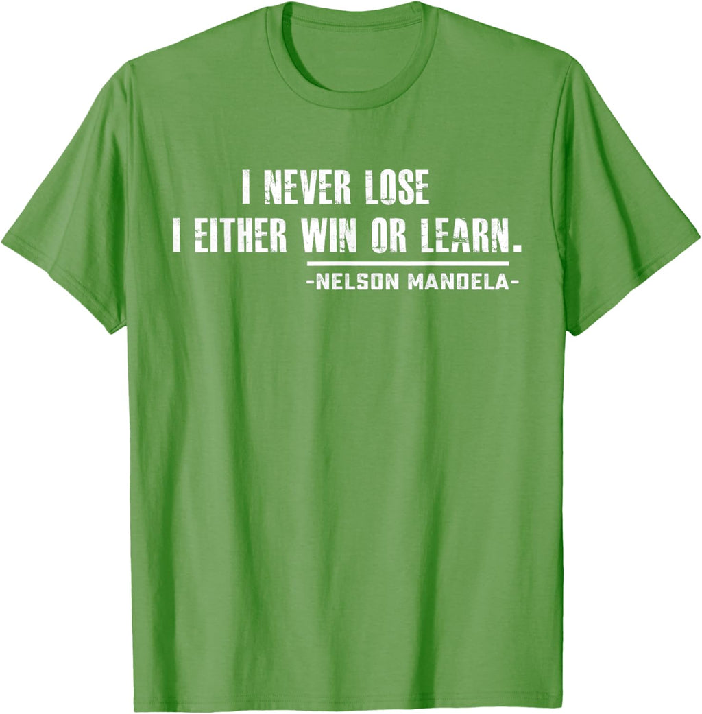 Nelson Mandela's Motivational T-Shirt Small