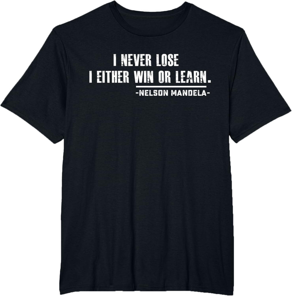 Nelson Mandela's Motivational T-Shirt Small