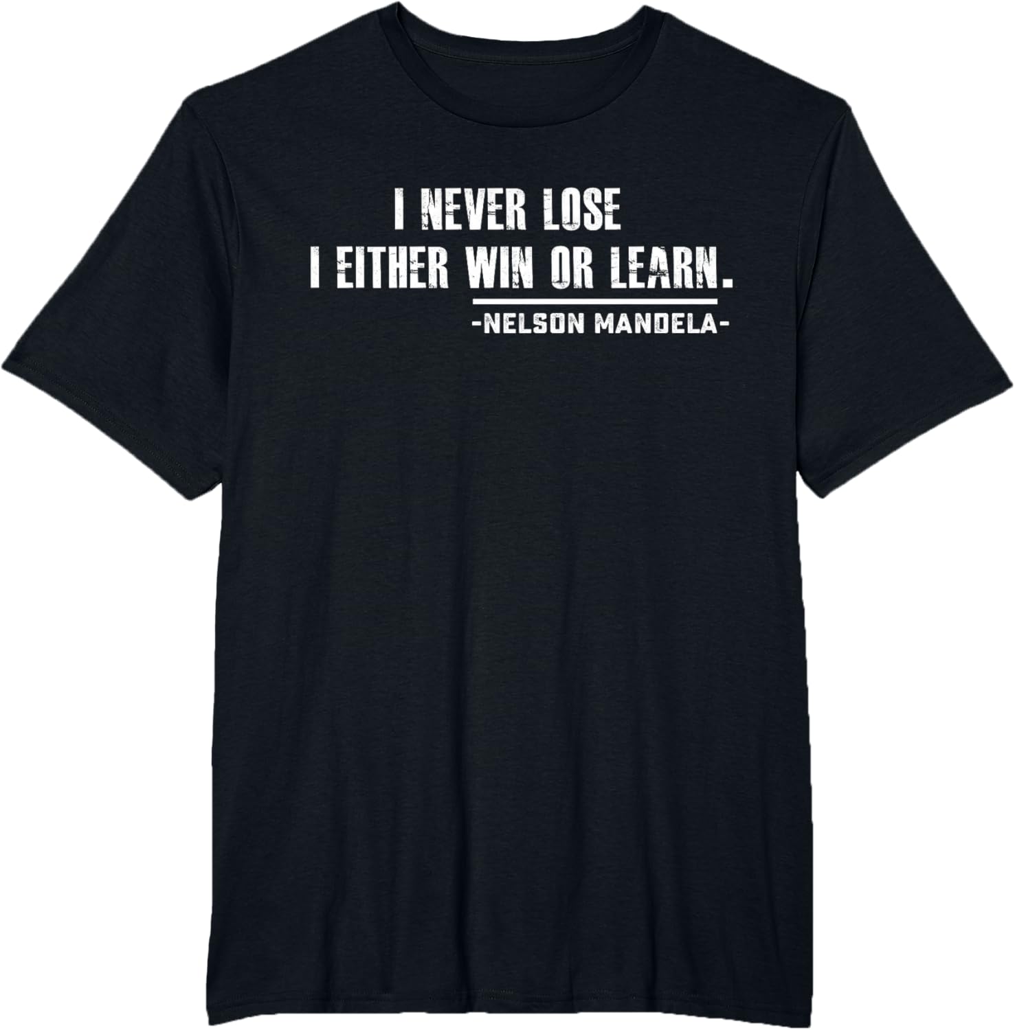 Nelson Mandela's Motivational T-Shirt Small