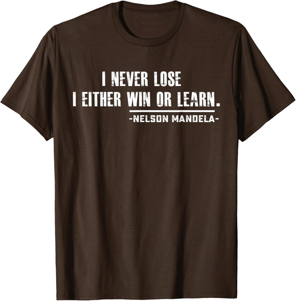 Nelson Mandela's Motivational T-Shirt Small