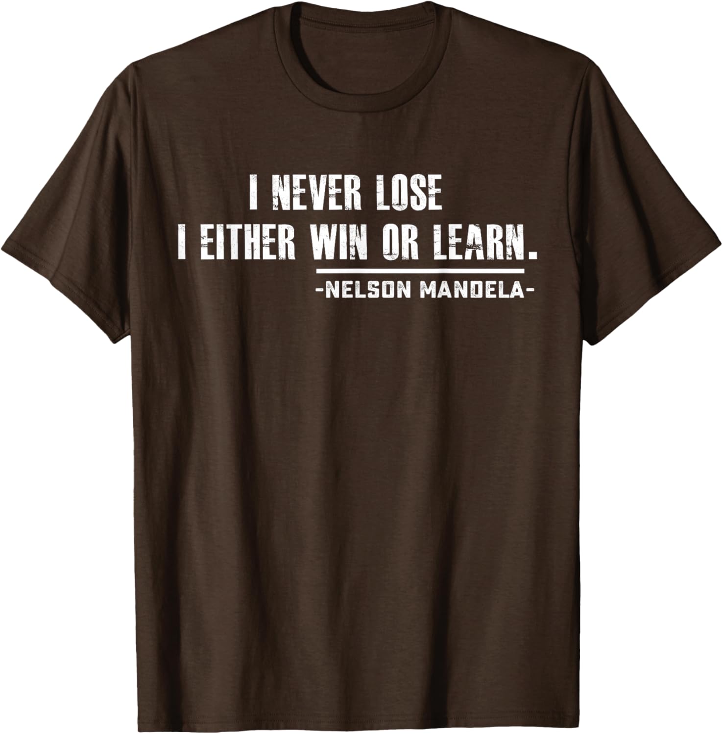 Nelson Mandela's Motivational T-Shirt Small