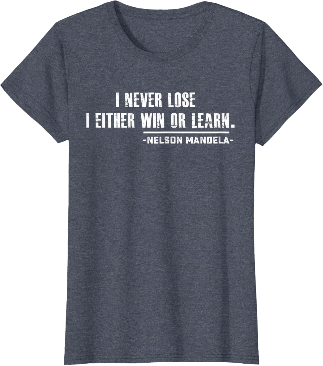 Nelson Mandela's Motivational T-Shirt Small