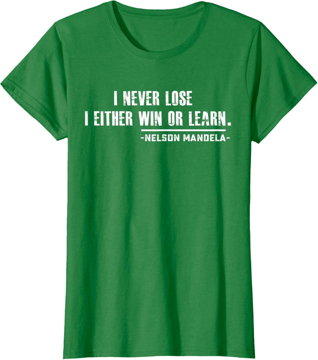 Nelson Mandela's Motivational T-Shirt Small