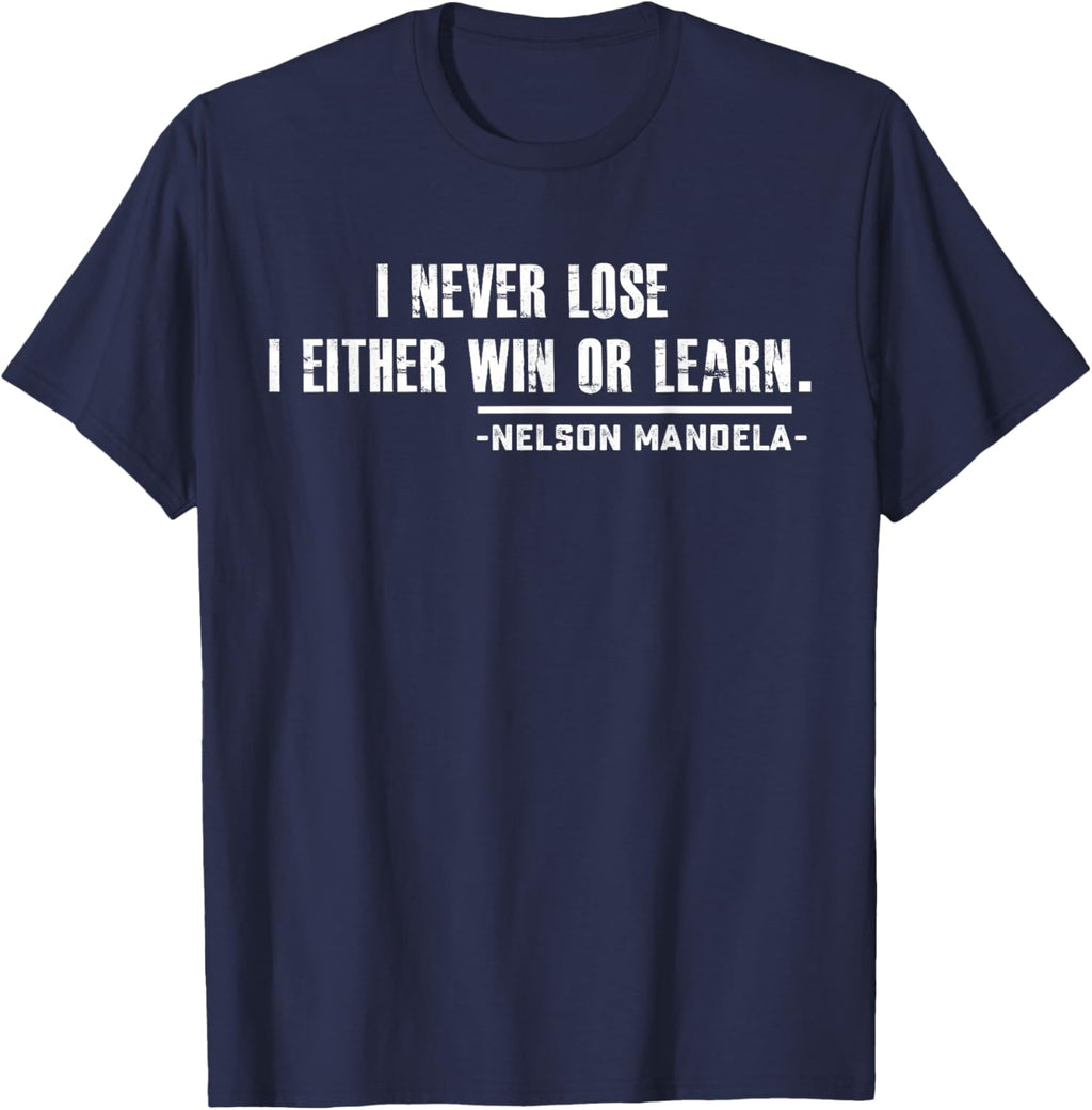 Nelson Mandela's Motivational T-Shirt Small