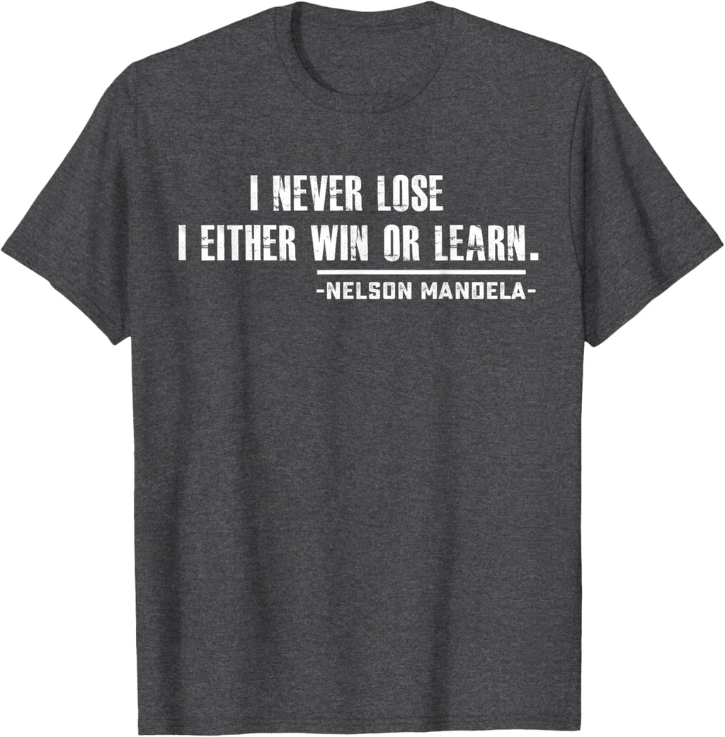 Nelson Mandela's Motivational T-Shirt Small