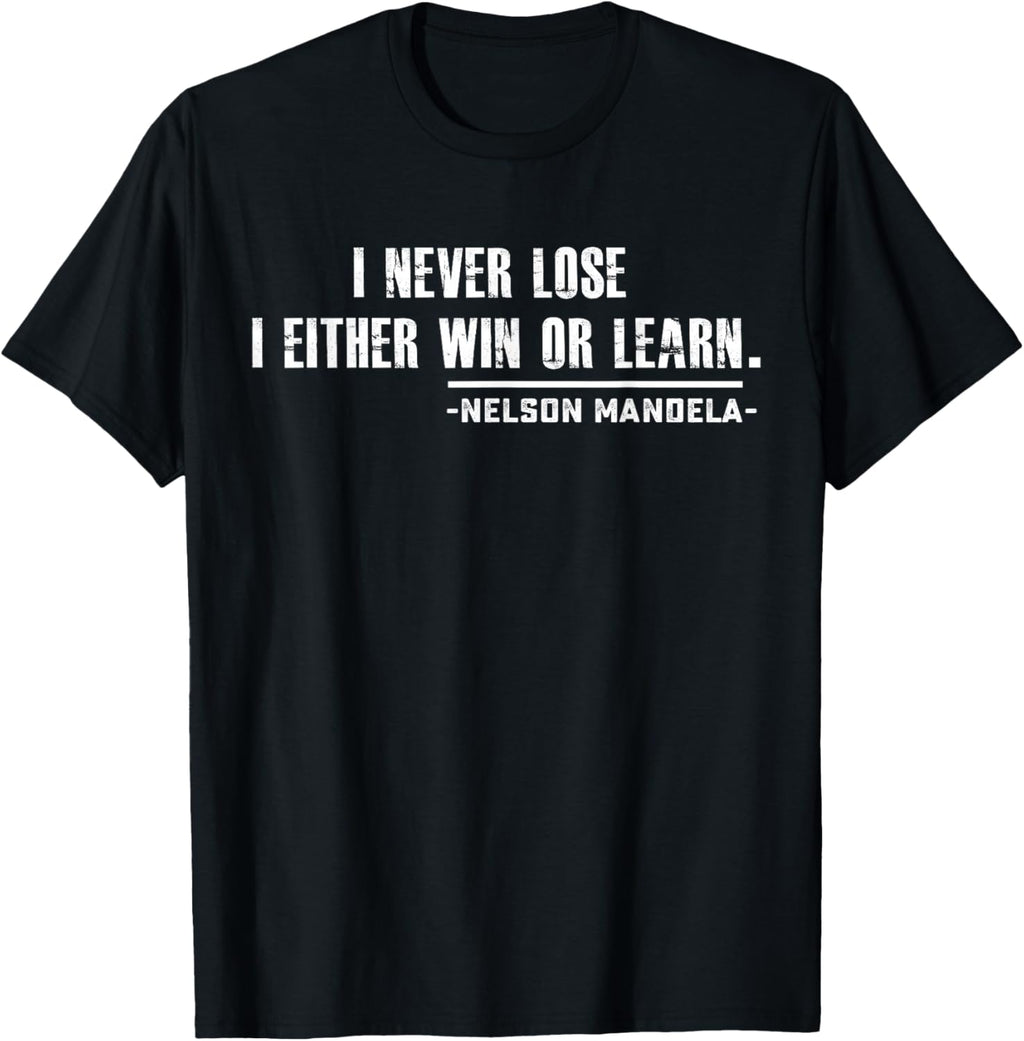 Nelson Mandela's Motivational T-Shirt Small