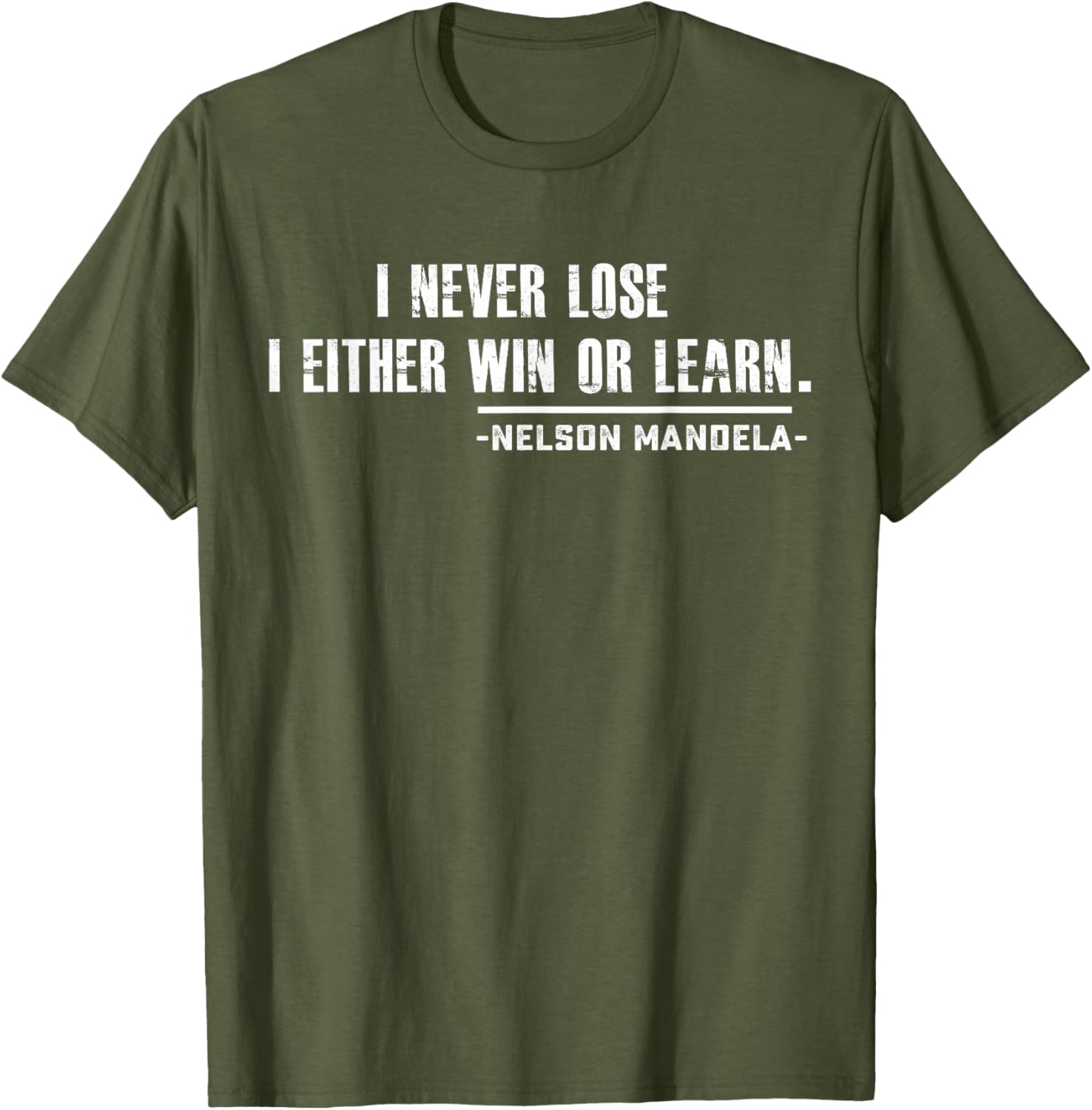 Nelson Mandela's Motivational T-Shirt Small
