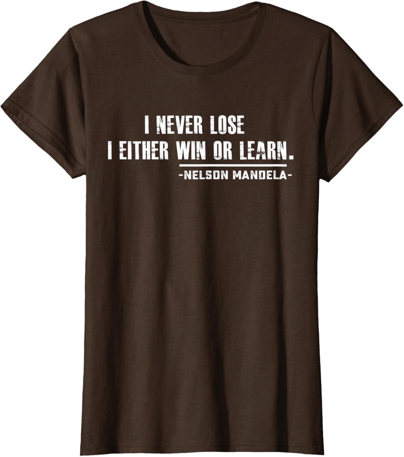 Nelson Mandela's Motivational T-Shirt Small