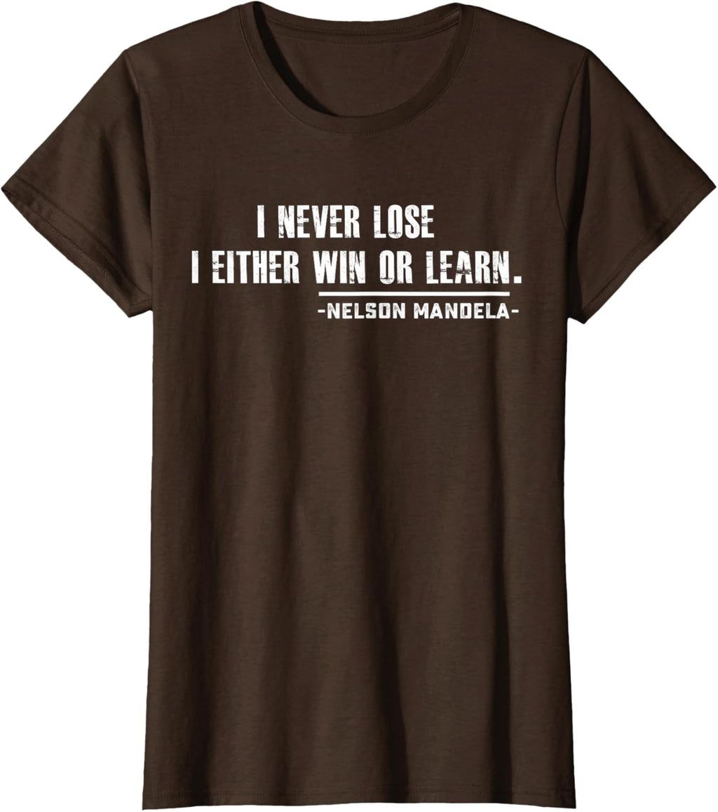 Nelson Mandela's Motivational T-Shirt Small