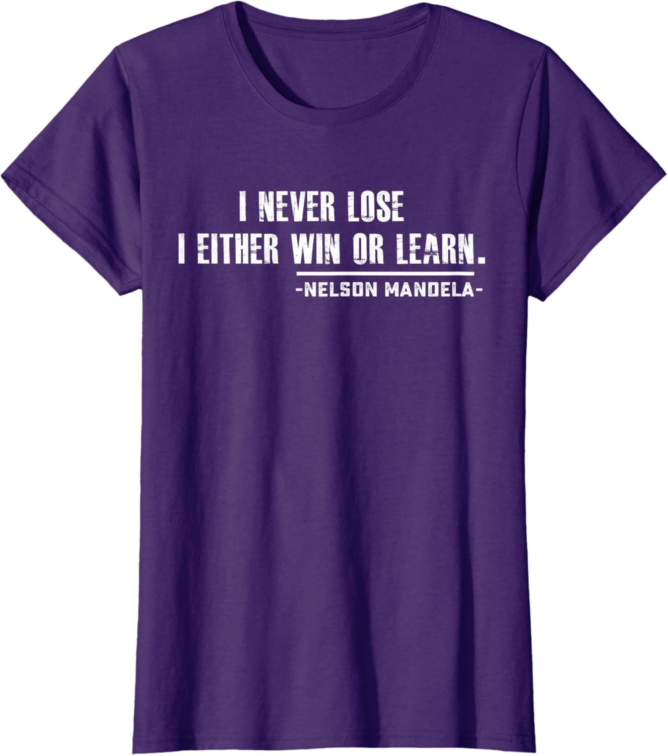 Nelson Mandela's Motivational T-Shirt Small