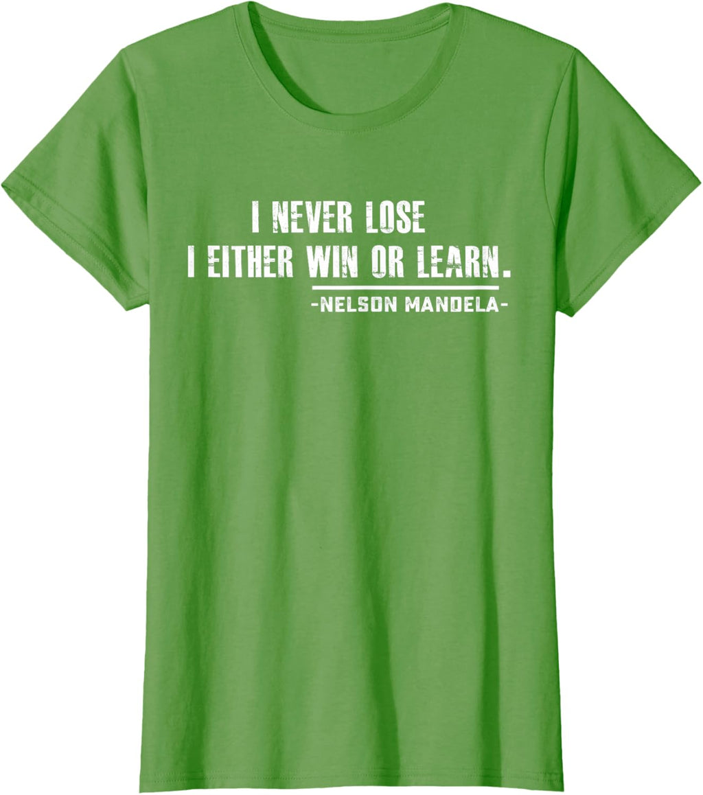 Nelson Mandela's Motivational T-Shirt Small